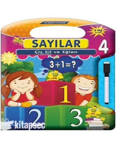 Çiz Sil ve Eğlen Sayılar - Kolektif kitap kapağı