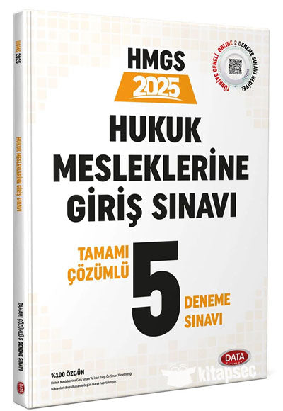2024 Hukuk Mesleklerine Giriş Sınavı 5 Deneme Sınavı Data Yayınları - Data Komisyon kitap kapağı