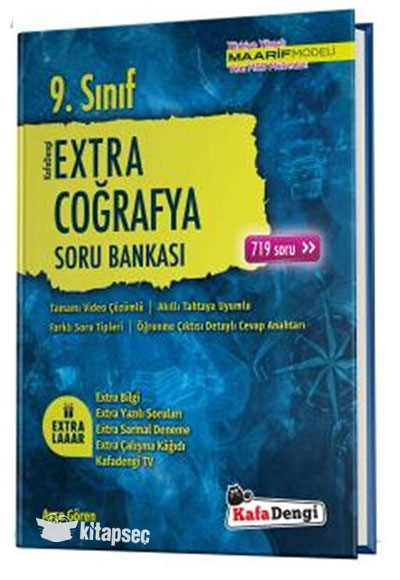 9.Sınıf Coğrafya Extra Soru Bankası Kafa Dengi - Komisyon kitap kapağı