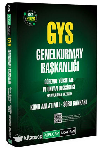 2024 Genelkurmay Başkanlığı Görevde Yükselme ve Unvan Değişikliği Sınavlarına Hazırlık Konu Anlatıml - Pegem Komisyon kitap kapağı