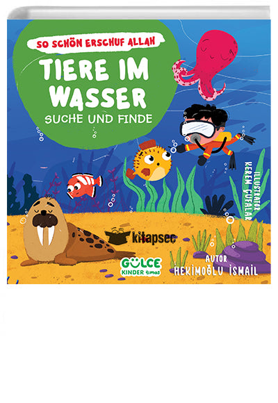 Tiere im Wasser - Suche und Finde - Hekimoğlu İsmail kitap kapağı