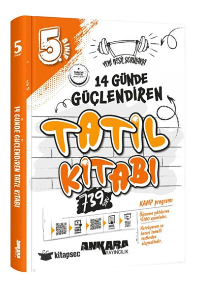 5.Sınıf 14 Günde Güçlendiren Tatil Kitabı Ankara Yayın - Kolektif kitap kapağı