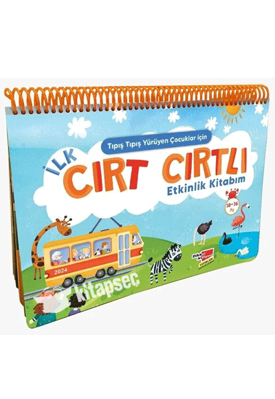 İlk Cırt Cırtlı Etkinlik Kitabım - Canan Demir kitap kapağı