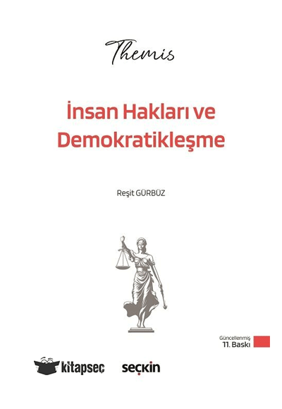 THEMİS HMGS Hakimlik İnsan Hakları ve Demokratikleşme Konu Anlatımı 11. Baskı Seçkin Yayınları - Reşit Gürbüz kitap kapağı