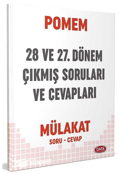 Data Yayınları Pomem 28. ve 27. Dönem Mülakat Çıkmış Sorular ve Cevapları - Data Komisyon kitap kapağı