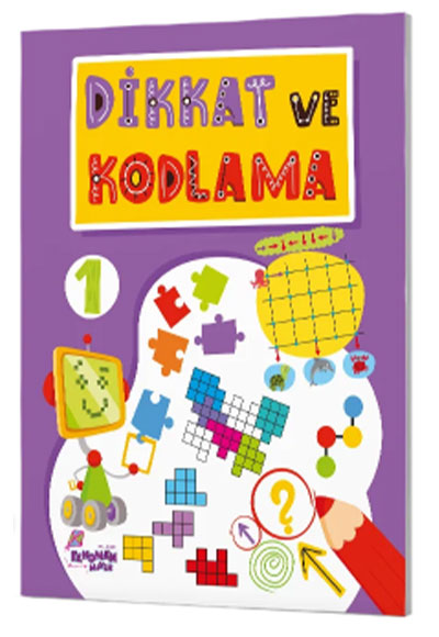 Okul Öncesi Dikkat ve Kodlama 1 - Kolektif kitap kapağı