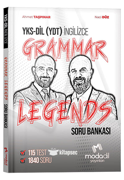 YKSDİL (YDT) - Grammar Legends - Soru Bankası - Ahmet Taşpınar kitap kapağı