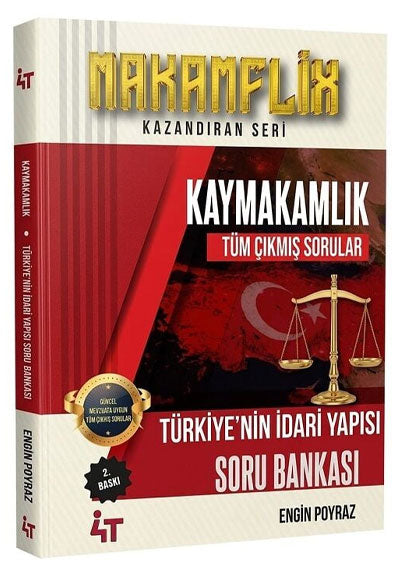 MAKAMFLİX Kaymakamlık Türkiyenin İdari Yapısı Tüm Çıkmış Sorular Soru Bankası - Engin Poyraz kitap kapağı