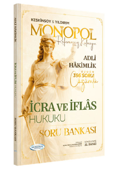 2026 Adli Hakimlik İcra ve İflas Hukuku Soru Bankası Çözümlü 22. Baskı - Ömer Keskinsoy kitap kapağı