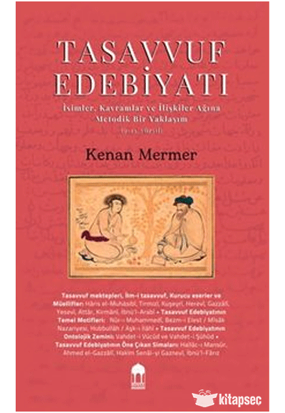 Tasavvuf Edebiyatı İsimler, Kavramlar ve İlişkiler Ağına Metodik Bir Yaklaşım- (9-13. yüzyıllar) - Kenan Mermer kitap kapağı