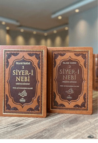 Siyer-i Nebi (2 Cilt Takım) (Termo Deri) - Prof. Ali Muhammed Sallabi kitap kapağı