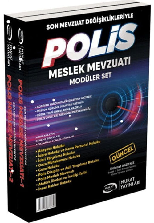 Polis Meslek Hukuku Ve Mevzuatı Modüler Set - Komisyon kitap kapağı