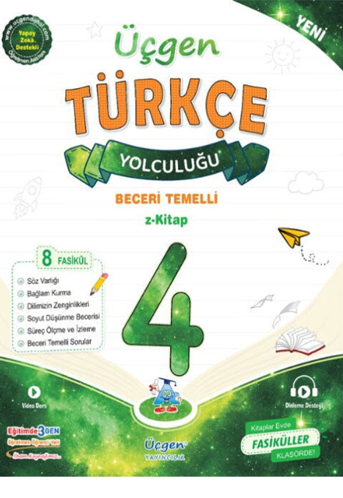 4. Sınıf Türkçe Beceri Temelli Fasikül - Rıdvan Marangoz kitap kapağı