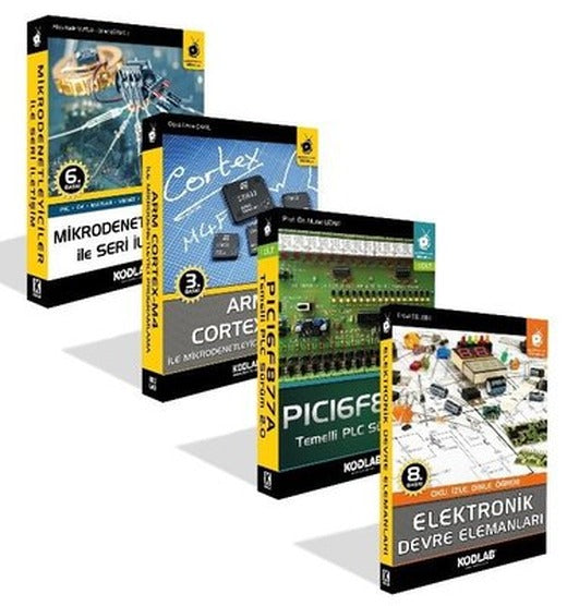 Elektronik Mühendisliği Seti - 4 Kitap Takım | Kodlab (İnce Kapak)