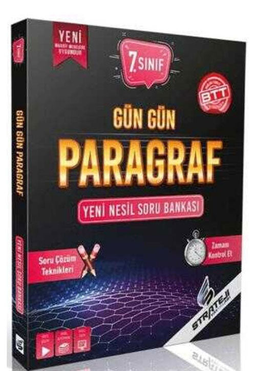 7. Sınıf Paragraf Gün Gün Soru Bankası - Komisyon kitap kapağı