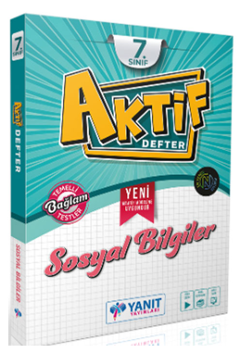 7. Sınıf Sosyal Bilgiler Aktif Defter - Yanıt Komisyon kitap kapağı