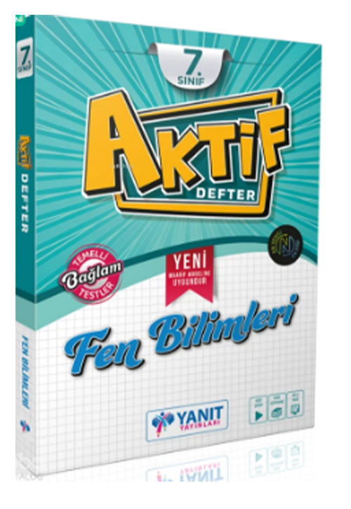 7. Sınıf Fen Bilimleri Aktif Defter - Yanıt Komisyon kitap kapağı