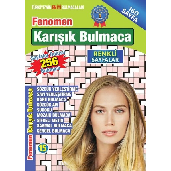 Fenomen Karışık Bulmaca - 15 | Maxı Yayıncılık (İnce Kapak )