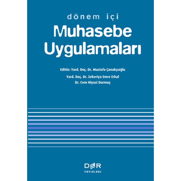 Dönem İçi Muhasebe Uygulamaları | Der Yayınları - İşletme Dizisi (İnce Kapak)