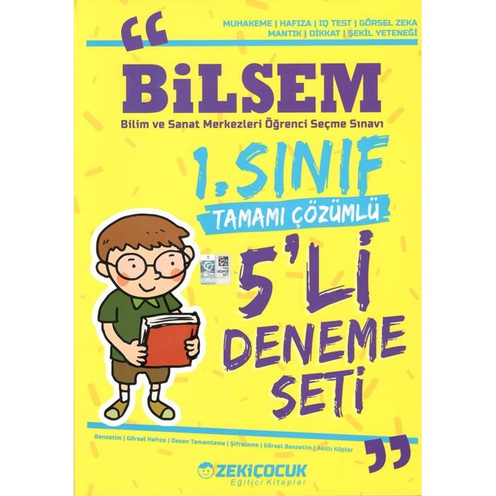 1. Sınıf Bilsem Tamamı Çözümlü 5'li Deneme Seti