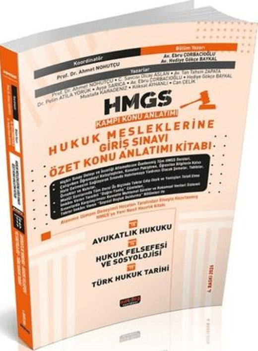 2026 HMGS Avukatlık Hukuku Hukuk Felsefesi ve Sosyolojisi Türk Hukuk Tarihi Özet Konu Anlatımı | Savaş Yayınevi (Ciltsiz)