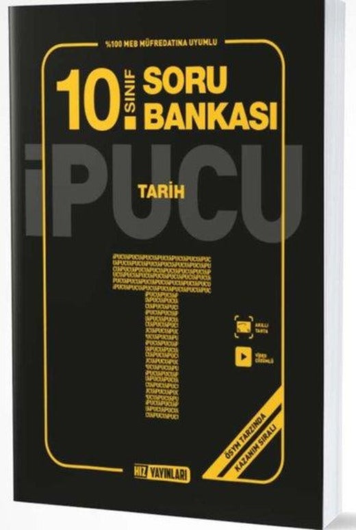 10.Sınıf Tarih İpucu Soru Bankası | Hız Yayınları (İnce Kapak)