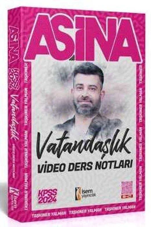 2024 KPSS Aşina Vatandaşlık Video Ders Notları | İSEM Yayıncılık (İnce Kapak)