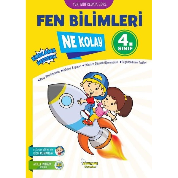 Fen Bilimleri Ne Kolay 4.Sınıf | Selimer (İnce Kapak)