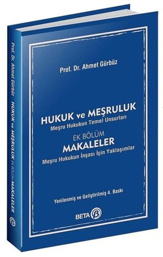 Hukuk ve Meşruluk | Beta Yayınevi (Ciltsiz)