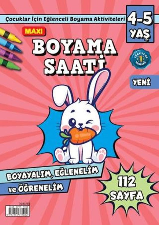 Maxi Boyama Saati 6 | Maxi Yayıncılık (Ciltsiz)