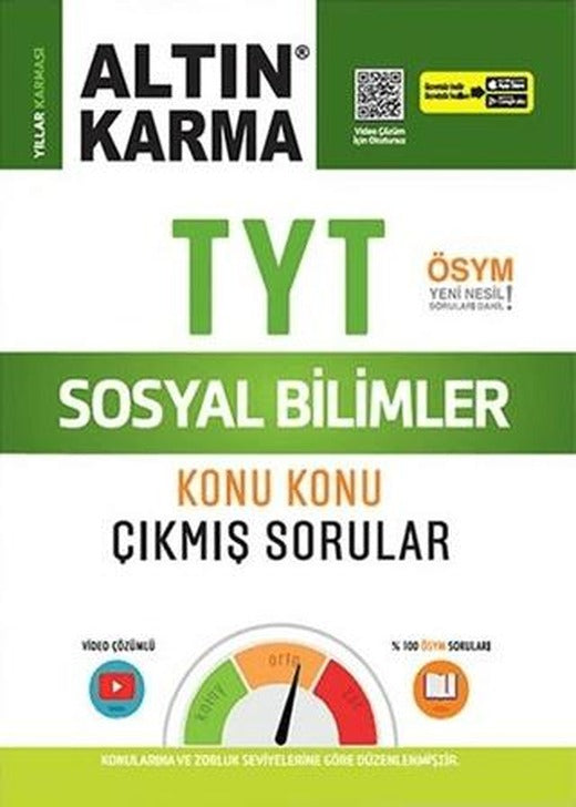 Altın Karma TYT Sosyal Bilimler Konu Konu Çıkmış Sorular | Altın Karma Yayınları (Ciltsiz)