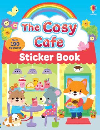 The Cosy Cafe Sticker Book | Usborne (Ciltsiz) - Resim 1