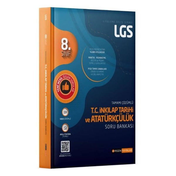 LGS T.C. İnkılap Tarihi ve Atatürkçülük Tamamı Çözümlü Soru Bankası