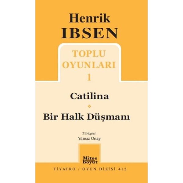 Toplu Oyunları 1 - Catilina - Bir Halk Düşmanı | Mitos Boyut Yayınları - Tiyatro Oyun Dizisi (İnce Kapak)