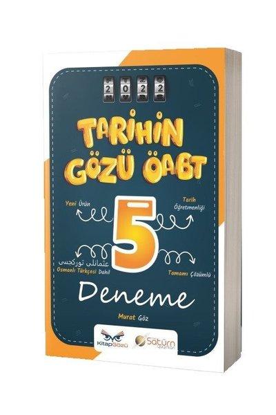 2022 Tarihin Gözü ÖABT Tarih Öğretmenliği 5'li Deneme | Satürn Yayınları (İnce Kapak) - Resim 1