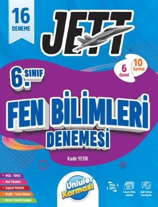 6. Sınıf Jett Fen Bilimleri 16 Deneme | Ünlüler Karması (Ciltsiz) - Resim 1