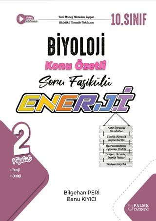 10. Sınıf Enerji Biyoloji Konu Özetli Soru Fasikülleri (2 Fasikül) | Palme Yayınları (Ciltsiz) - Resim 1
