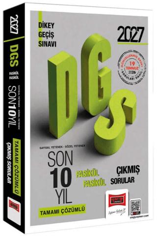 2027 DGS Sayısal - Sözel Yetenek Tamamı Çözümlü Fasikül Fasikül 10 Yıl Çıkmış Sorular | Yargı Yayınevi (Ciltsiz) - Resim 1