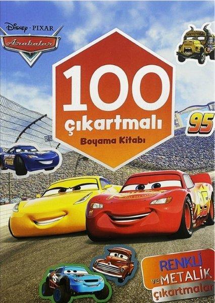 Disney Pixar Arabalar - 100 Çıkartmalı Boyama Kitabı Renkli ve Metalik Çıkartmalar | Doğan Çocuk (İnce Kapak) - Resim 1