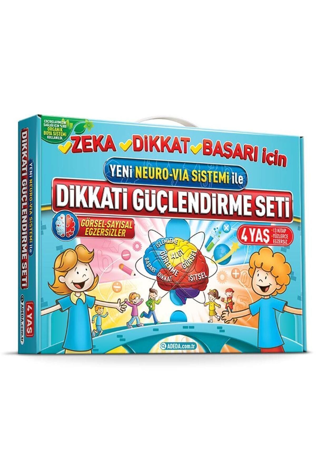 Neuro Via Sistemi Dikkat Güçlendirme Seti 4 Yaş | Adeda Yayınları