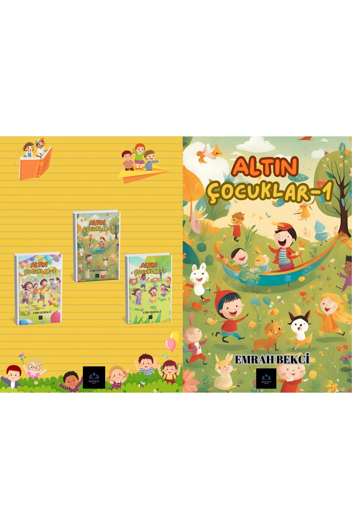 ALTIN ÇOCUKLAR 1 /ÇOCUK KİTABI | MAVİ KUŞ MEDYA
