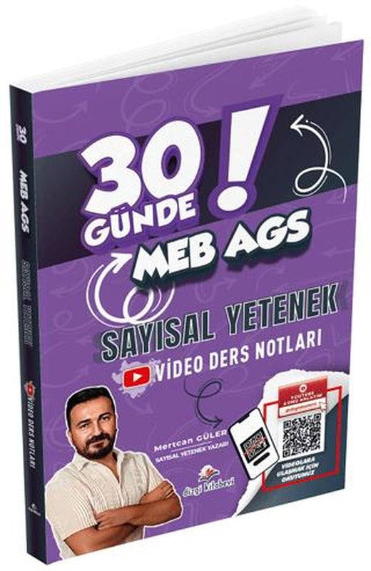 MEB-AGS 30 Günde Sayısal Yetenek Video Ders Notları | Dizgi Kitap (Ciltsiz)