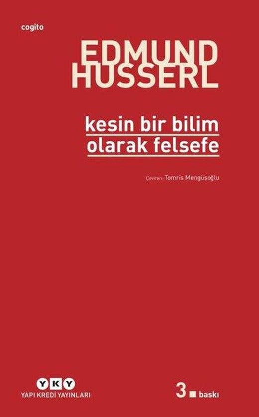 Kesin Bir Bilim Olarak Felsefe | Yapı Kredi Yayınları (İnce Kapak)