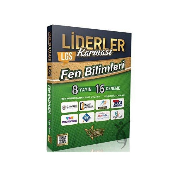 LGS Fen Bilimleri Denemeleri 8 Yayın 16 Deneme | Liderler Karması (İnce Kapak)