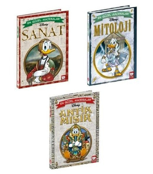 Disney En Güzel Maceralar Sanat+Mitoloji+Antik Mısır Seti - 3 Kitap Takım | Beta Kids (İnce Kapak )