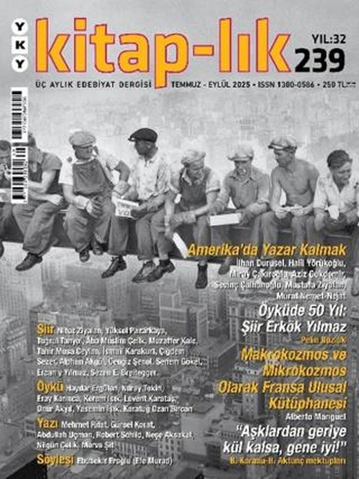 Kitap-lık 239/ Temmuz-Eylül 2025 | Yapı Kredi Yayınları (Ciltsiz)
