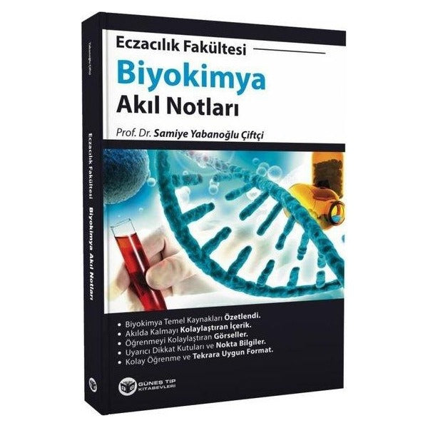 Eczacılık Fakültesi Biyokimya Akıl Notları | Güneş Tıp Kitabevleri (İnce Kapak)