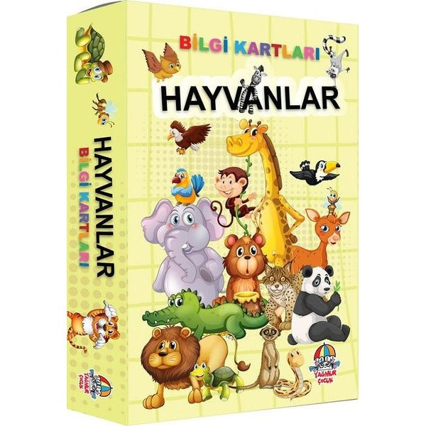 Hayvanlar - Bilgi Kartları | Yağmur Çocuk
