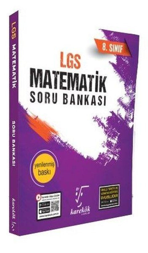 8. Sınıf LGS Matematik Soru Bankası | Karekök Eğitim Yayın (İnce Kapak)