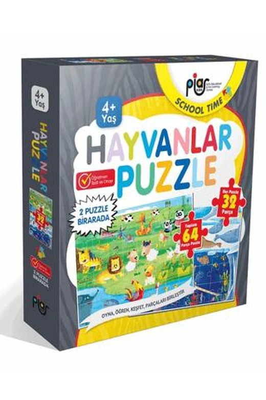 Hayvanlar Puzzle | Piar Kids